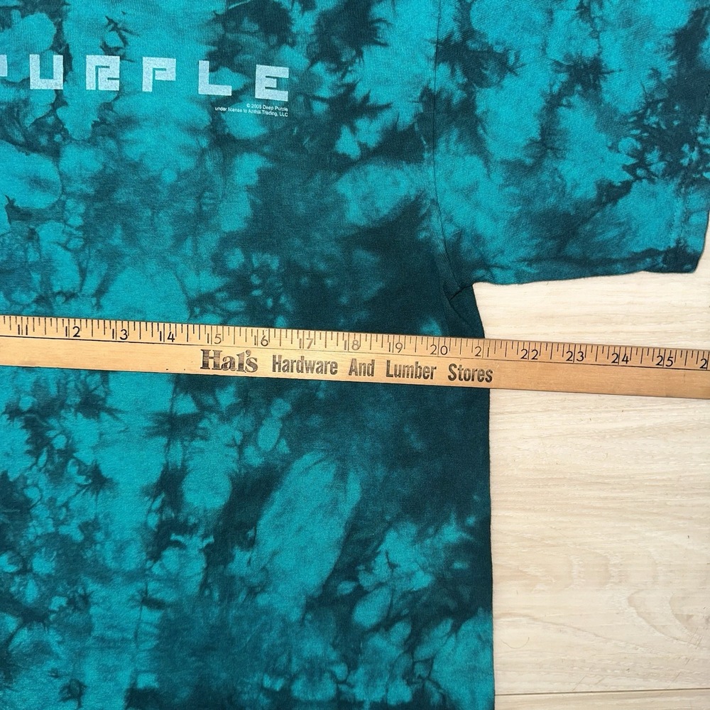 Vtg 2005 Deep Purple‎ Tour Concert T Shirt Size M Machine Head Y2K Tie-Dye Retro - Picture 7 of 8
